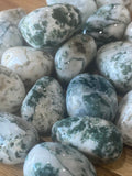 Moss Agate Tumble Stones