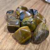 Tigers Eye Tumble Stones Yellow