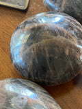 Black Moonstone Palmstones Large