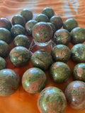 Unakite Spheres