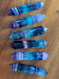 Rainbow Fluorite Double Terminated Points