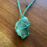 Assorted Crystal Macrame Necklaces