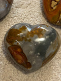 Polychrome Jasper Hearts Large