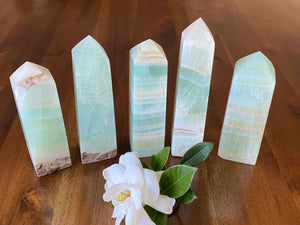 Pistachio Green Calcite