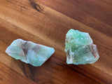 Green Calcite Natural Freeforms