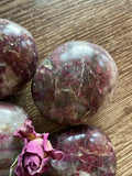 Pink Tourmaline Palmstones