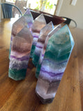 Rainbow Fluorite Points Large