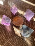 Rainbow Fluorite Natural Octahedrons Medium