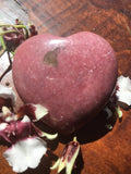 Rhodonite Polished Heart